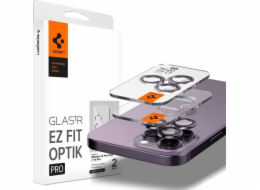 Spigen Tvrzené sklo pro fotoaparát Spigen Optik.tr ez Fit Chránič fotoaparátu Apple iPhone 14 Pro/14 Pro Max Deep Purple [2 BALENÍ]