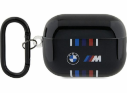 BMW BMW BMAP222SWTK kryt AirPods Pro 2 gen černo/černý Vícebarevné linky