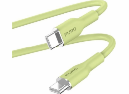 Puro USB-C – USB-C kabel USB-C 1,5 m žlutý (PUR673)