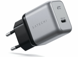 Nabíječka SATECHI 30W USB-C PD GAN STĚNOVÁ NABÍJEČKA ST-UC30WCM-EU (ŠEDÁ)