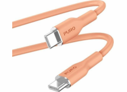 Puro USB-C – USB-C kabel USB 1,5 m oranžový (PUR674)