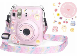 LoveInstant Cover Case Cover for Fujifilm Instax Mini 12 + Stickers / Jogurt Rabbit