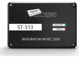 Integrátor výstupu Tech ST-513 230V, černý ST513BK