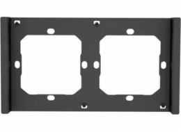 Rámeček pro dvojitý 2násobný spínač M5 80 SONOFF M5-2C-80-F (grafit/černá).