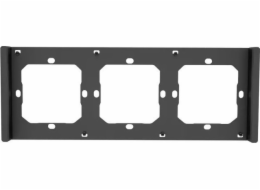 Rámeček pro přepínač M5 80 trojitý 3násobný SONOFF M5-3C-80-F (šedo-černý)