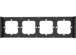 Rámeček pro přepínač M5 80 čtyřnásobný čtyřnásobný SONOFF M5-4C-80-F (šedá/černá)