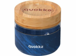 Quokka Deli Food Jar - Skleněná nádoba na jídlo / krabička na oběd 500 ml (Wood Grain)