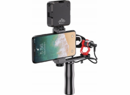 Apexel Mount Rukojeť Arm Grip 1/4 ISO pro telefon + mikrofonní lampa Monitor / Apl-vg01