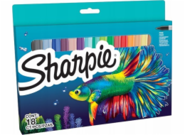 Sharpie Marker Permanentmarker Fine Big Pack Fish 6 Stück