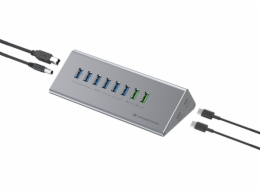 Conceptronic USB HUB CONCEPTRONIC USB Hub -> 8x USB-A 60W, 2x USB-C 3.0 mN si