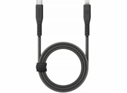 Energea USB kabel ENERGEA Flow USB-C - Lightning C94 MFI kabel 1,5m černá/černá 60W 3A PD Fast Charge