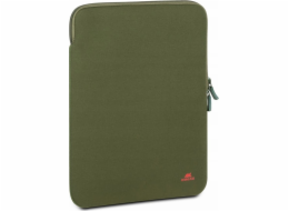 Pouzdro RivaCase Anti-shock Case pro MacBook 13   Vertical Zip Khaki - Zelené