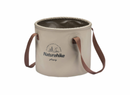 Naturehike 10L round collapsible bucket NH20SJ040 light brown