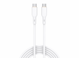 Kabel USB-C na USB-C Aukey CB-SCC102, 100W, 1,8 m (bílý)