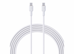 Kabel USB-C na USB-C Aukey CB-NCC2, 60W, 1,8 m (bílý)