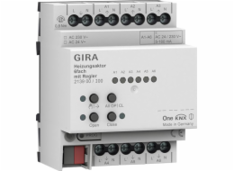 GIRA servopohon topení 6x regulovaný. KNX ONE 213900