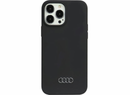 Silikonové pouzdro Audi Audi iPhone 13 Pro Max 6.7 černo/černé pevné pouzdro AU-LSRIP13PM-Q3/D1-BK