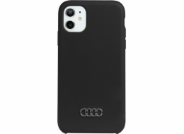 Silikonový obal Audi iPhone 12/12 Pro 6.1 černý/černý pevný obal AU-LSRIP12P-Q3/D1-BK