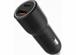 GEMBIRD 2-port USB car fast charger Type-C PD 38W black