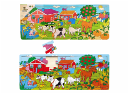 BABU - Deskové puzzle farma - 21ks