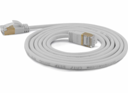 Wantec  Extra dünnesCat.7 RohCable SSTP Patch kabel - 5 m - Cat.7 RohCable - S/FTP (S- STP) - RJ- 45 - RJ- 45 - šedý (7191)