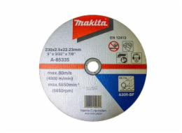 Makita A-85335 řezný kotouč 230x2,5x22 ocel