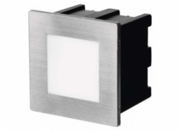 LED orientační vestavné svítidlo AMAL 80×80 1,5W neutr. bílá,IP65