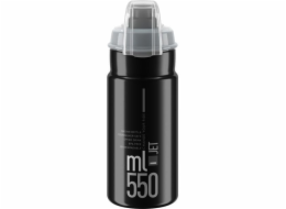 Lahev Elite  Jet Plus 550ml, černá/šedé logo / bidon