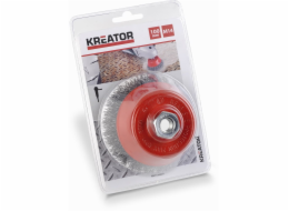 Kreator KRT150201 - Brusný ocelový kartáč M14 - 100mm