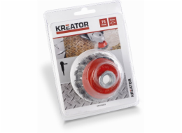 Kreator KRT150203 - Brusný copánkový kartáč M14-75mm