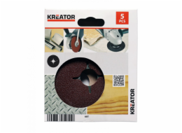 Kreator KRT250507 - 5x Brusný disk pro úhlové brusky 125 mm G120