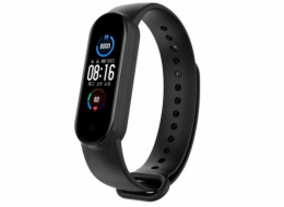 Tactical Silikonový Řemínek pro Xiaomi Mi Band 5 Black - černý