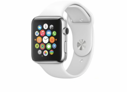 Tactical silikonový řemínek pro Apple Watch 1/2/3/4/5/6/7/8/SE 38/40/41mm White - bílý