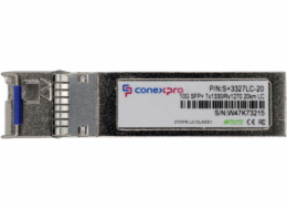 Conexpro 10G SFP+ optický modul, WDM/BiDi, SM, Tx1330/Rx1270nm, 20km, 1x LC, DDM