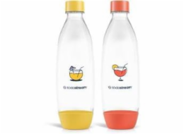 SodaStream Lahev FUSE 2x 1 l, oranžová/žlutá