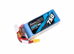 Gens Ace 750mAH 11,1V 60C 3S1P Lipo baterie s konektorem XT30.