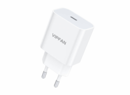 Nástěnná nabíječka VFAN E04, USB-C, 20W, QC 3.0 + kabel Lightning (bílá)