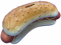 Keramická pokladnička Hot dog