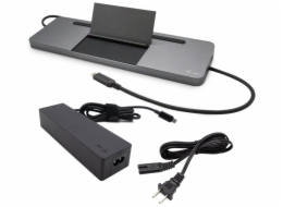 i-tec USB-C Metal Ergonomic 4K 3x Display Docking Station, PD 85W + i-tec Universal Charger 100W