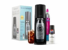 Sodastream Sada výrobníku TERRA Black Pepsi Zero Megapack