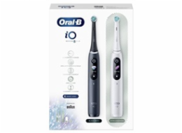 BAZAR - Oral-B iO8 Series Duo set zubních kartáčků, magnetický, displej, 6 režimů, tlakový senzor - pošk. obal