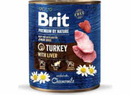 BRIT Premium by nature Junior Turkey with Liver - vlhké krmivo pro psy - 800g