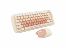 MOFII Candy New 2.4G Wireless Keyboard + Mouse Set (Orange)