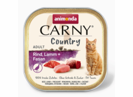 ANIMONDA Carny Country hovězí, jehněčí + bažant - mokré krmivo pro kočky - 100 g