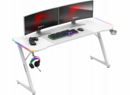 Huzaro Hero 4.8 White RGB - herní stůl