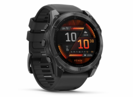 Garmin fenix® 8 – 51 mm, AMOLED, Slate grey a Černý silikonový řemínek