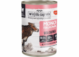 WIEJSKA ZAGRODA Monoprotein Beef - mokré krmivo pro kočky - 400g