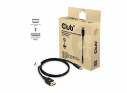 Club3D Kabel MiniDisplayPort na DisplayPort 2.1 Certifikovaný, Oboustranný, 10K60Hz, DSC1.2, UHBR10, 1m