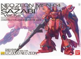 Figurka kolekcjonerska BANDAI MG 1/100 MSN-04 SAZABI Ver.Ka 18cm