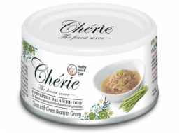 CHERIE Tuna with green beans - mokré krmivo pro kočky - 80g